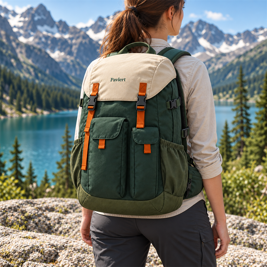 Pavlert Timber Heritage Pack 30L fit or organization view
